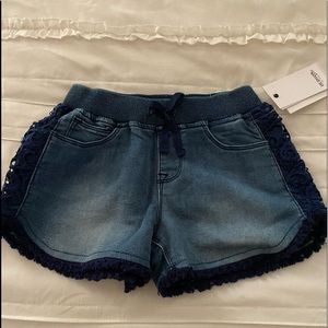 Hudson knit denim shorts